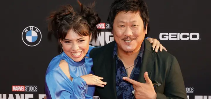 Benedict Wong and Gomez on Red Carpet
