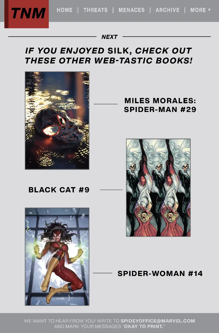 What to read if you like Silk: Spider-Woman, Miles Morales, and Black Cat