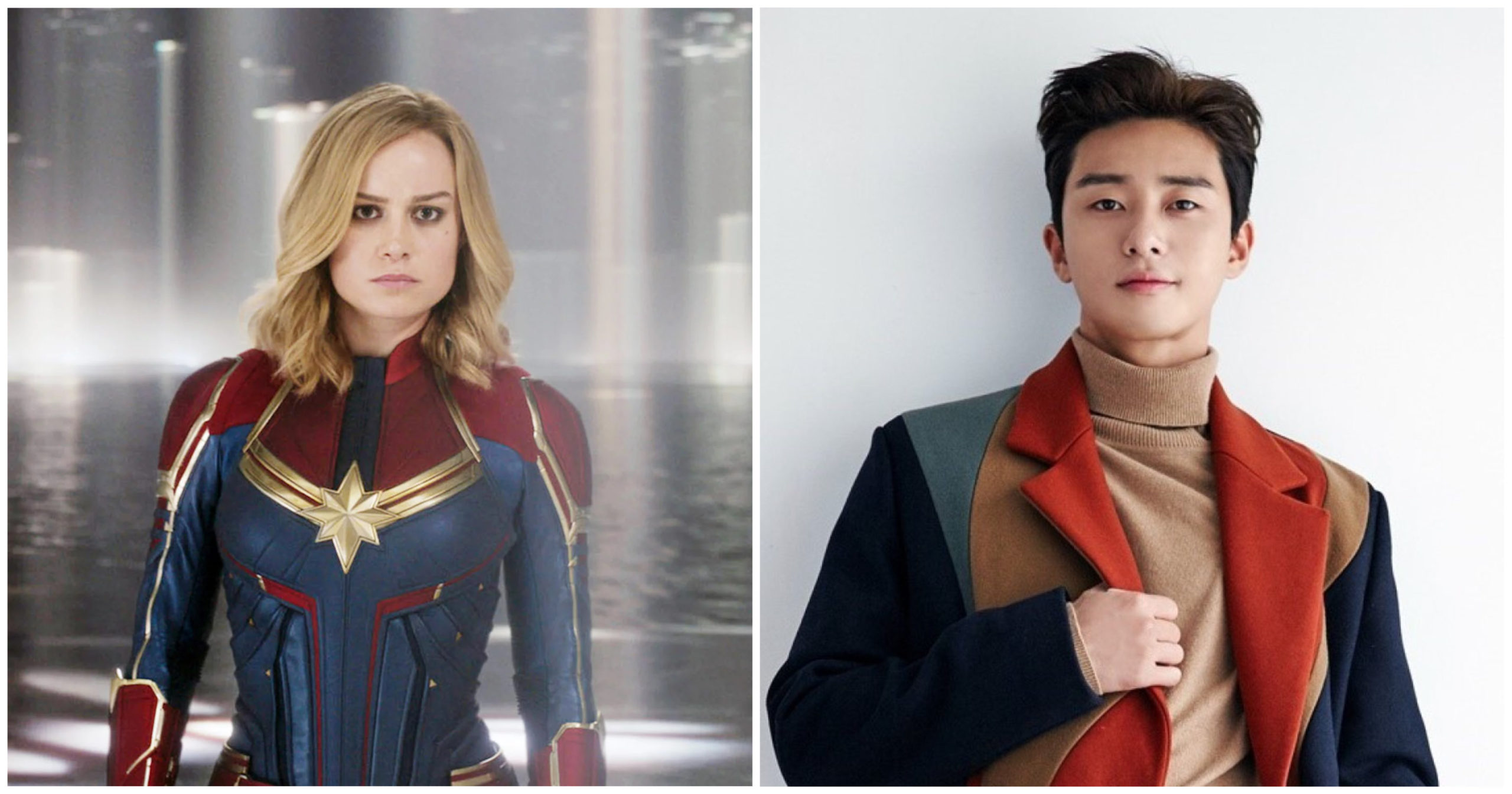 Capain Marvel and Park Seo-joon
