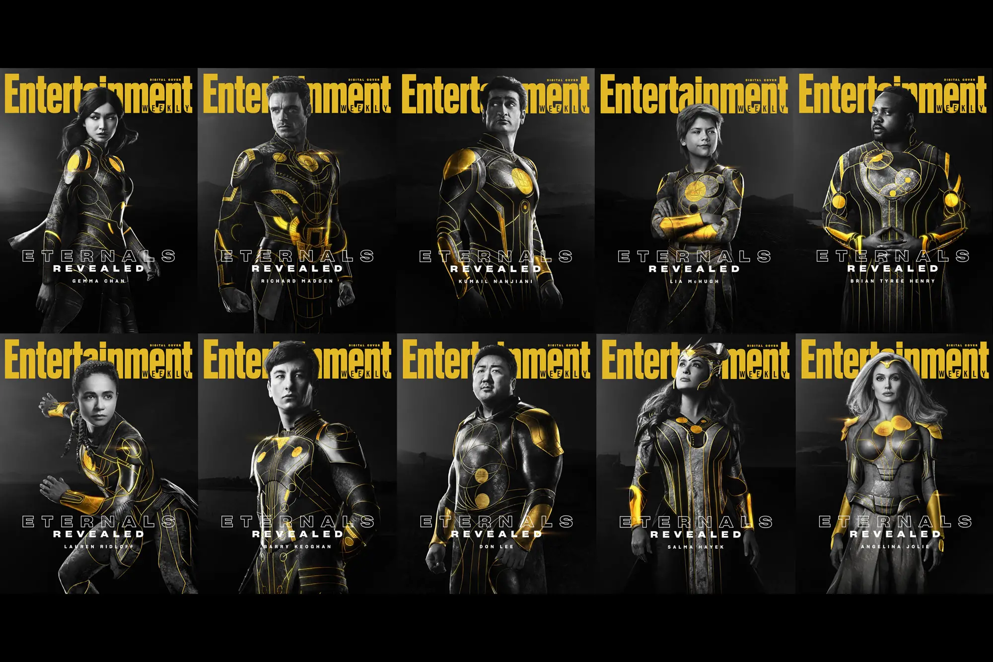 EW Reveals Exclusive Digital Covers for Eternals