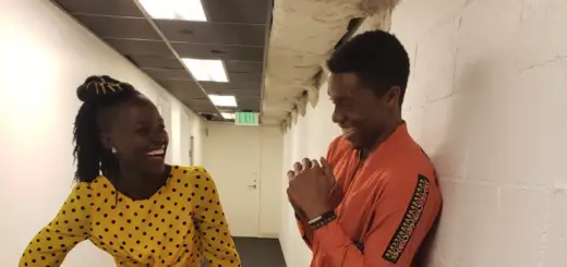 Lupita Nyong’o and Chadwick Boseman