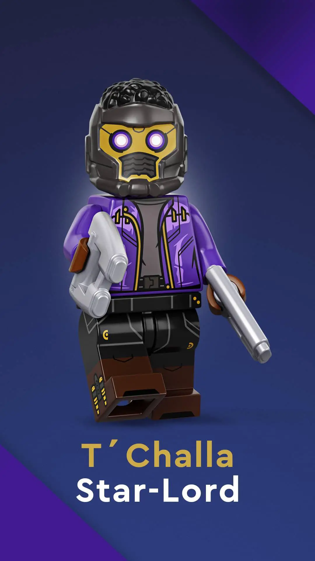 T’Challa Star-Lord LEGO Minifigure