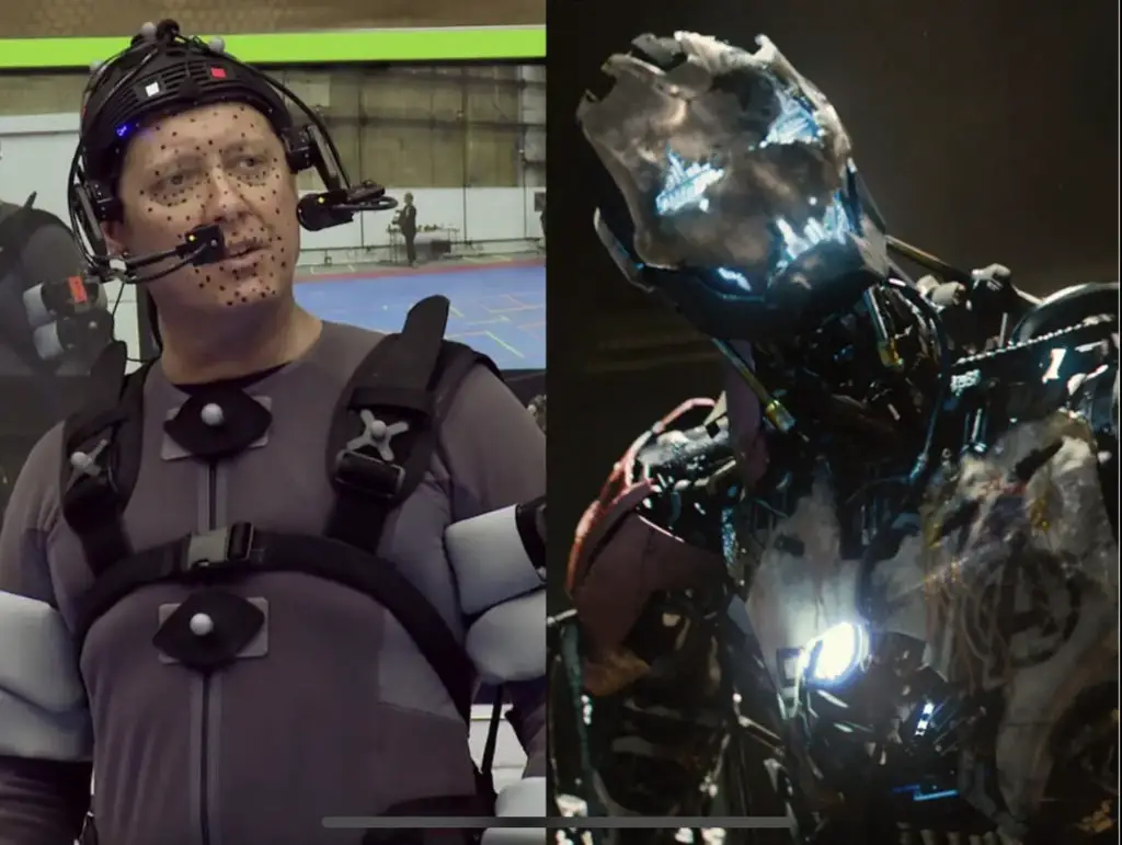 James Spader on set, and in Age of Ultron