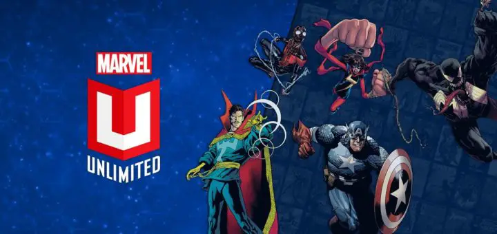 Marvel Unlimited Logo and Header