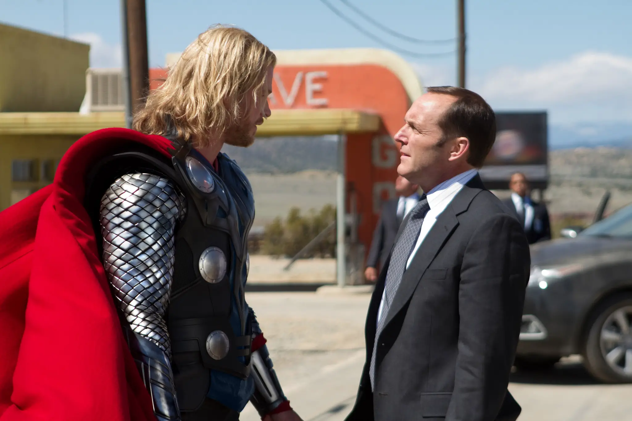 Thor and Coulson in NM