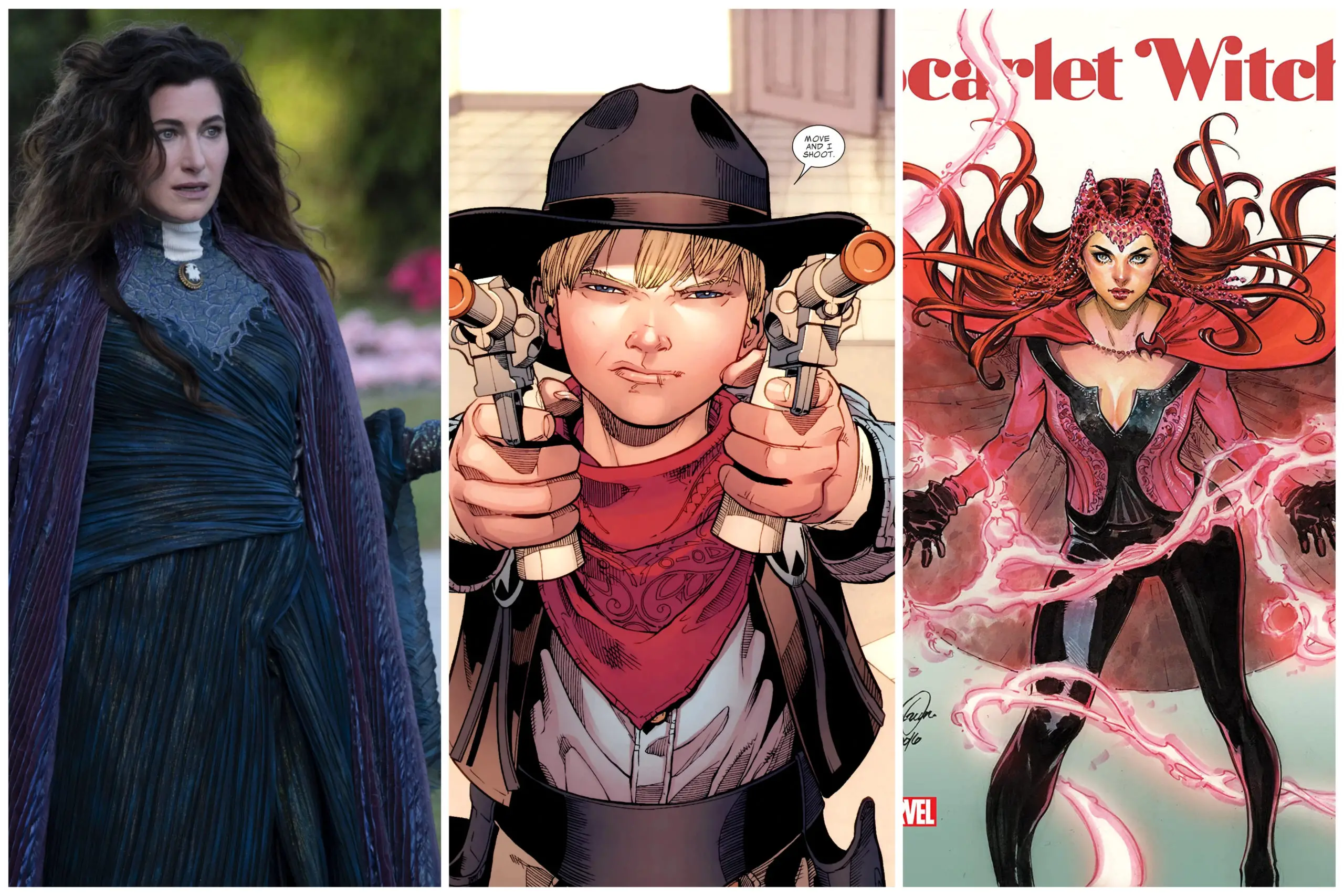 Agatha Harkness, Franklin Richards, Scarlet Witch