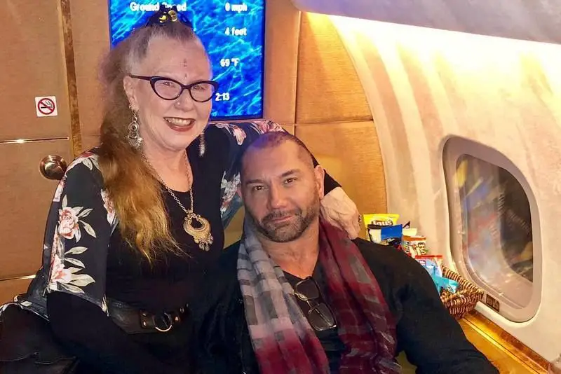 Dave Bautista and Mom
