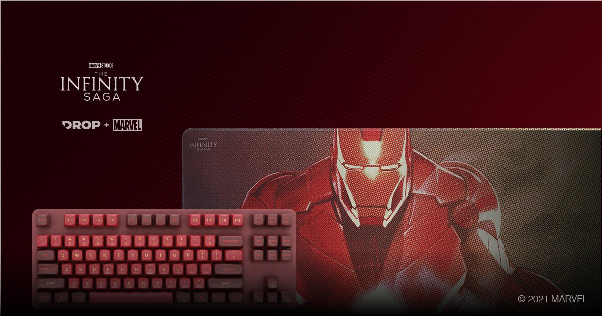 Iron Man keycaps
