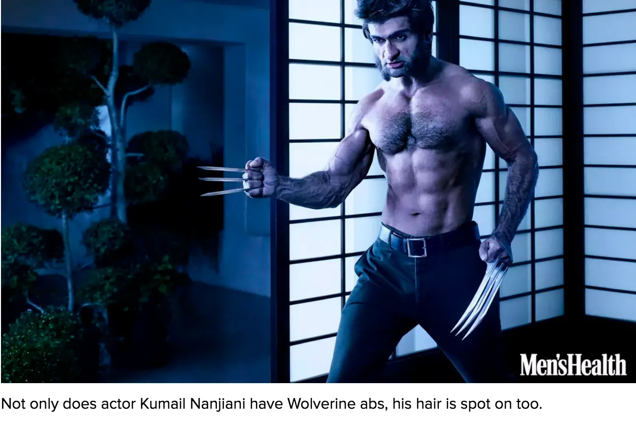 The Eternals' Kumail Nanjiani becomes Wolverine for Men's Health magazine