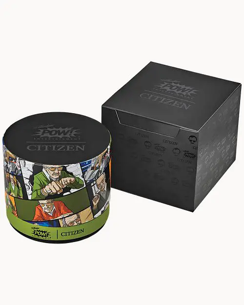 Limited Edition POW! Entertainment® Stan Lee® watch by CITIZEN Box