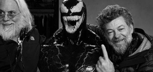 Andy Serkis and Venom model