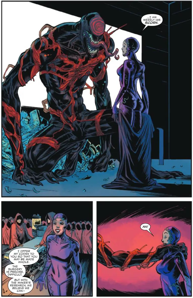 Scorn in WEB of Venom: Carnage Born #1