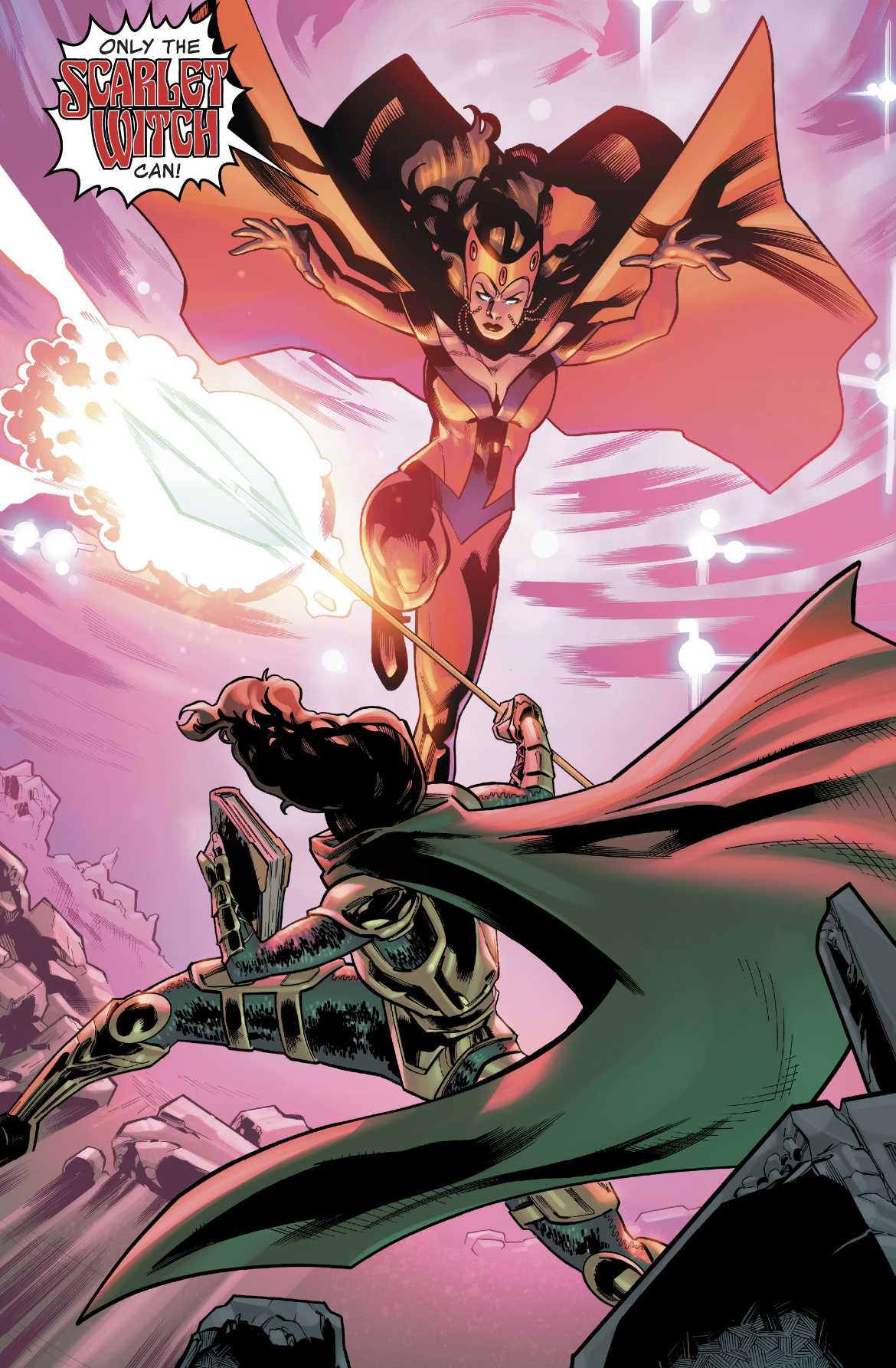 The Scarlet Witch in The Darkhold Alpha #1