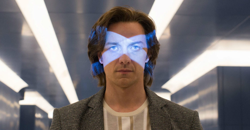 James McAvoy as young Professor X