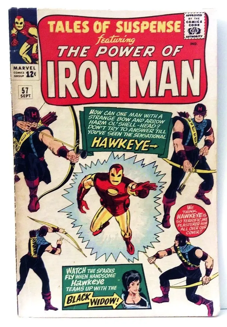 The Power of Iron Man - Hawkeye first appearance