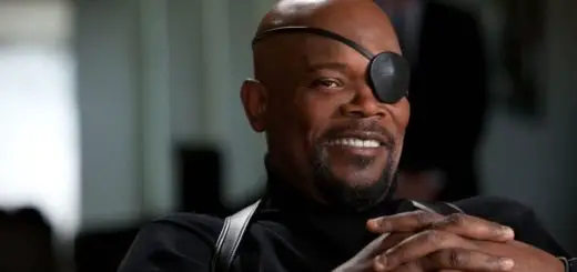 Samuel L. Jackson as Nick Fury, filming Secret Invasion