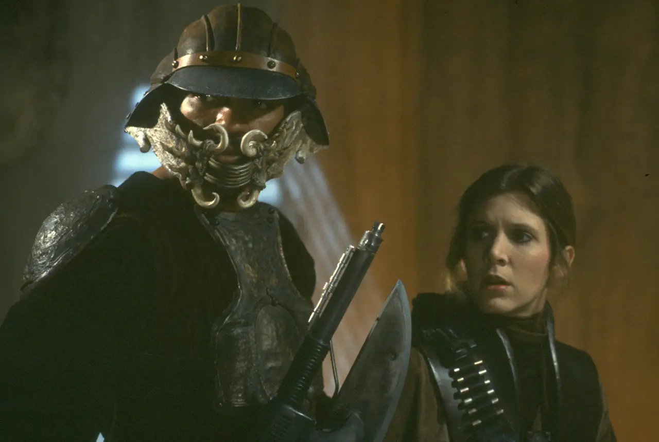 Lando and Leia at Jabba's Palace