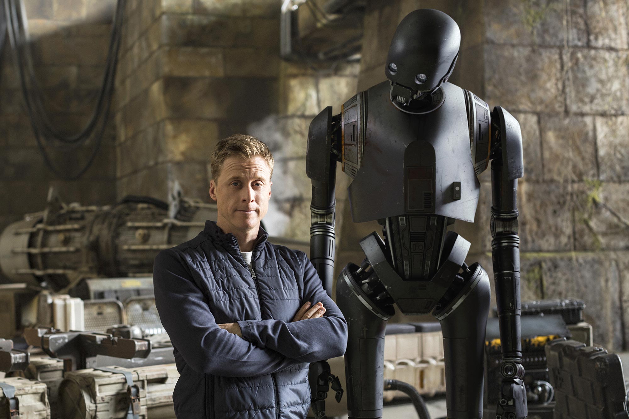 Rogue One: A Star Wars Story (2016) Droids - actor Alan Tudyk who plays K-2S0
