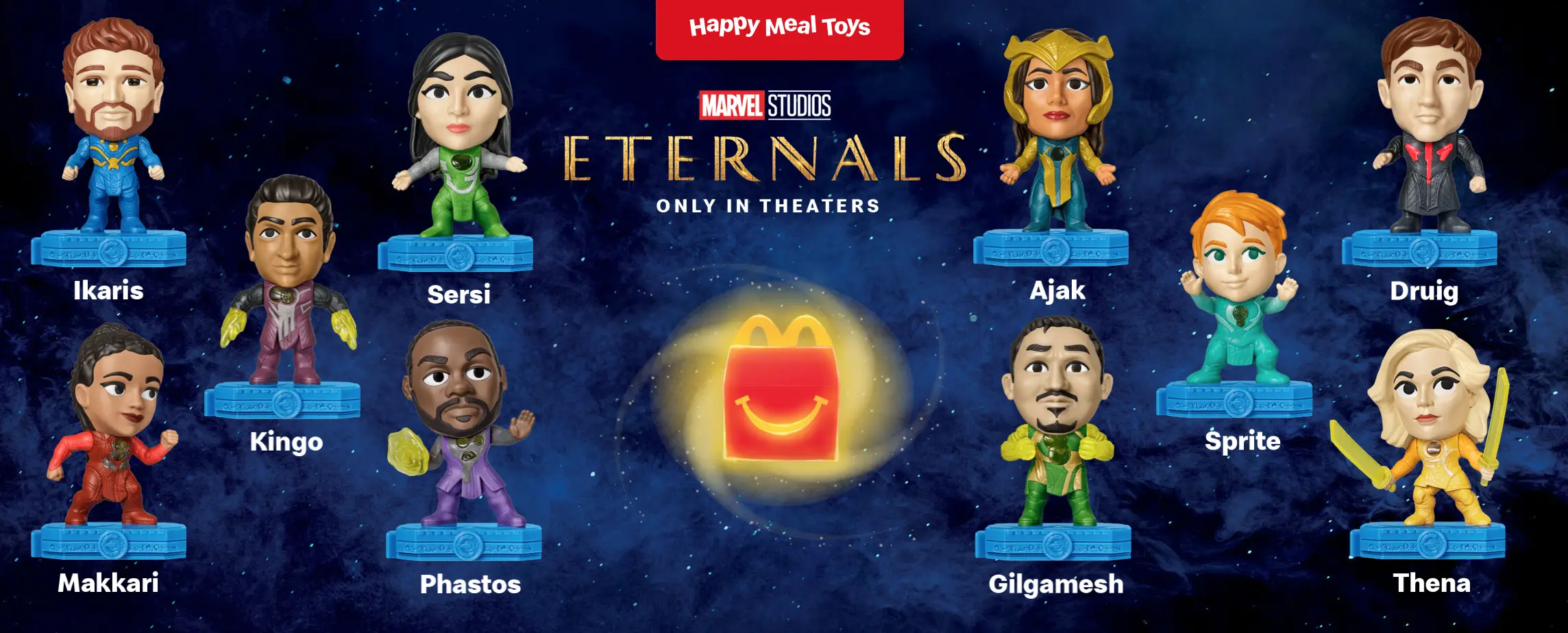 McDonald's Eternals Toys