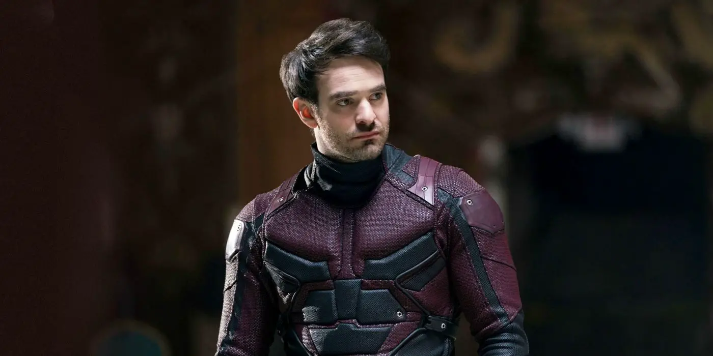 Charlie Cox (unmasked) as Daredevil