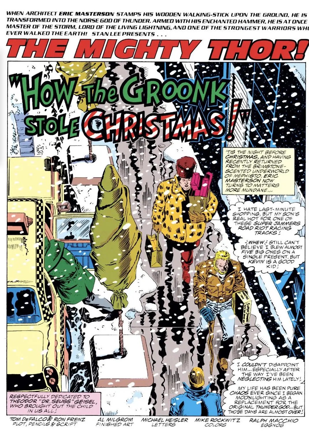 How the grinch stole Christmas Thor