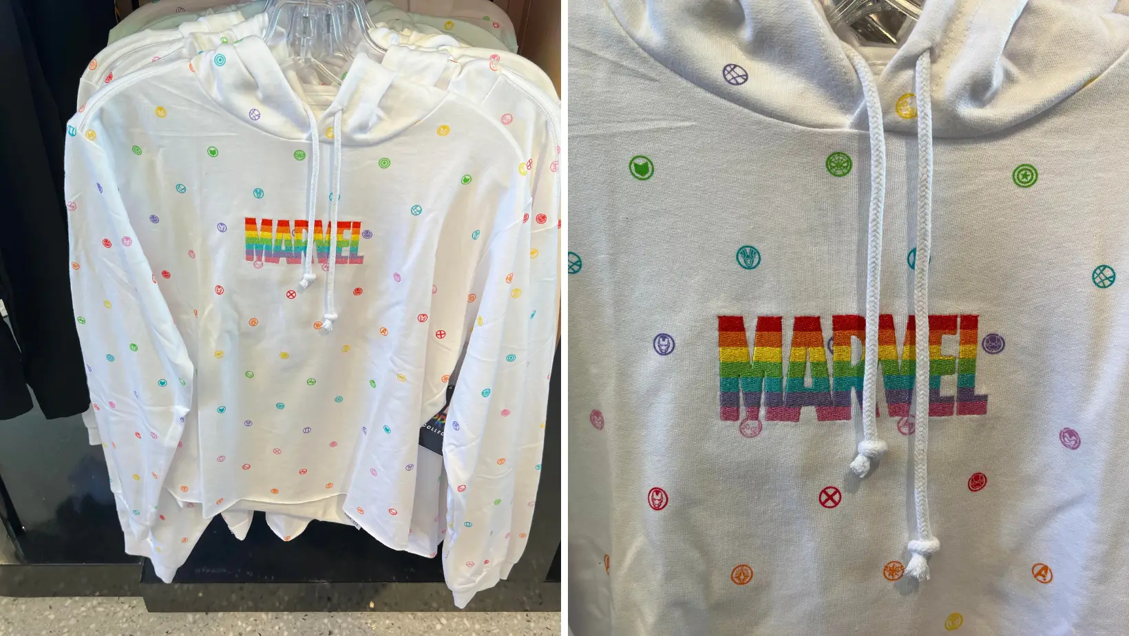Marvel Pride Collection White Hoodie