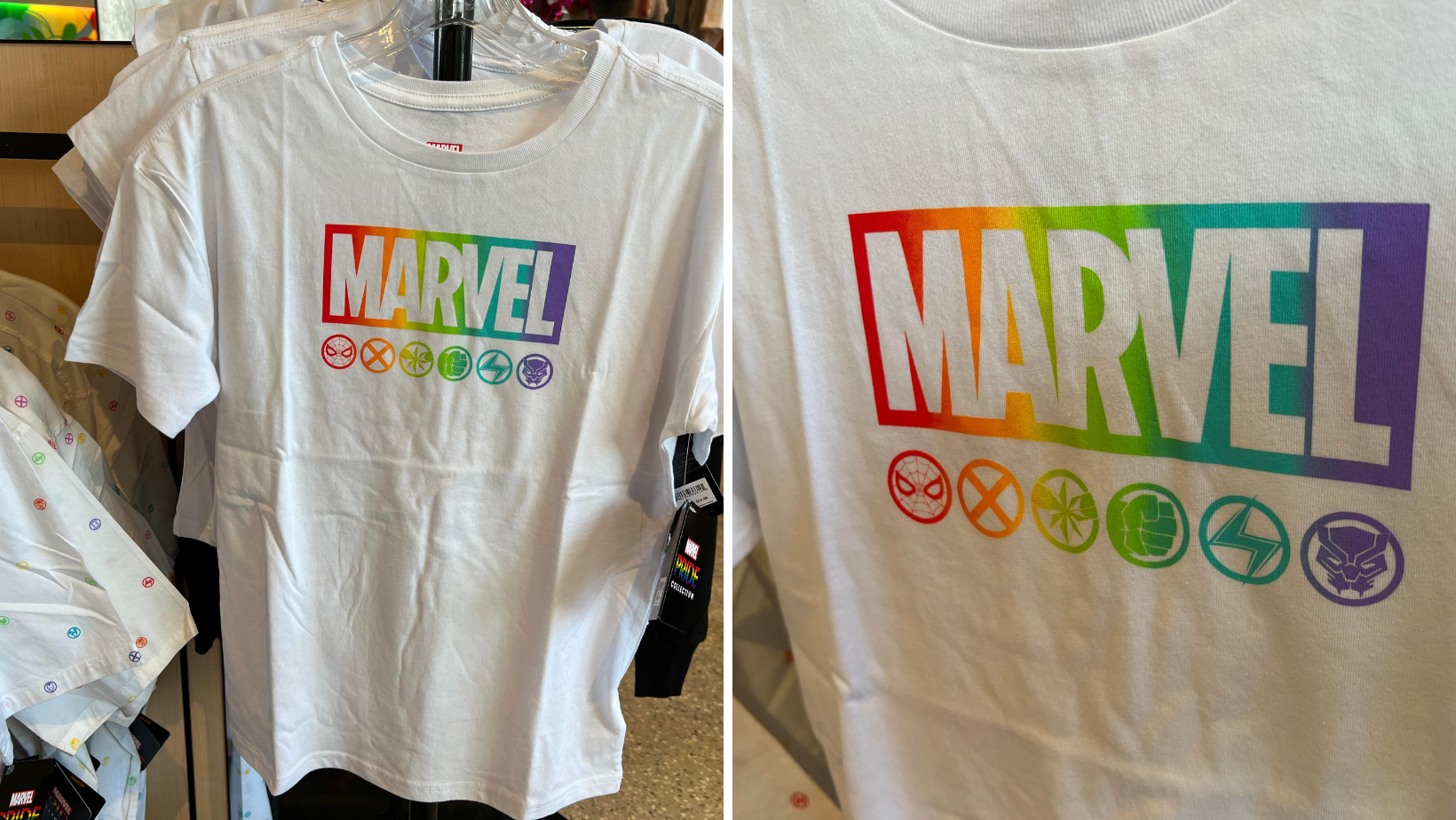 Marvel Pride Collection White T-Shirt