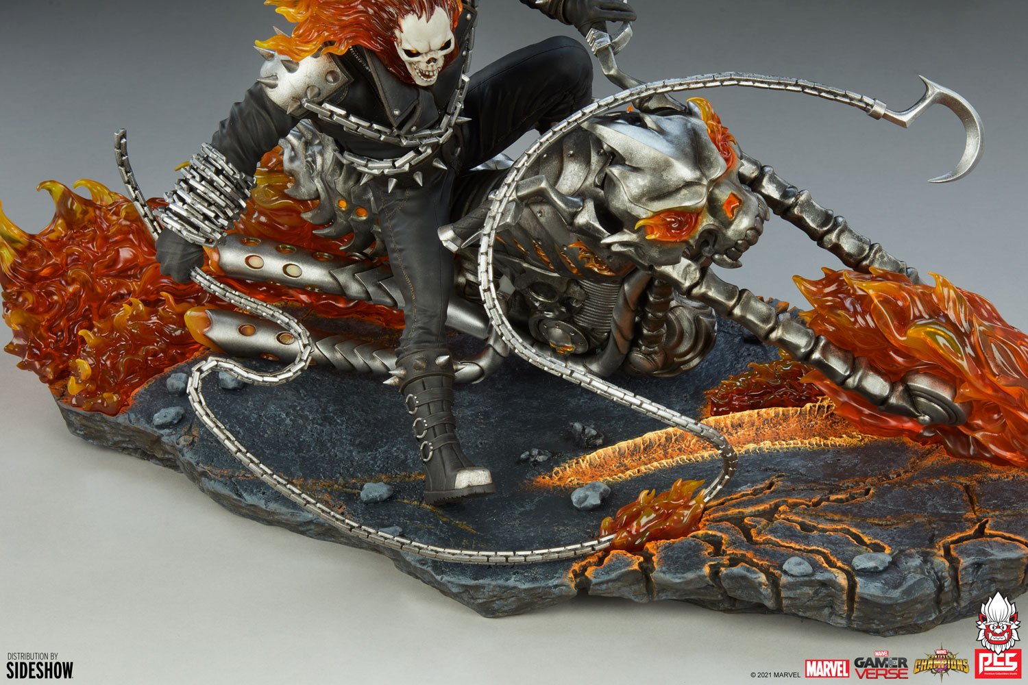 PCS Ghost Rider Statue Above