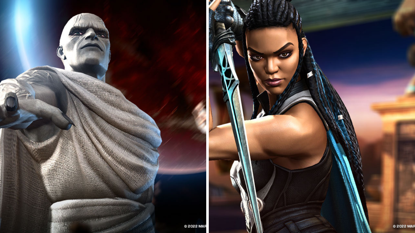 Marvel Contest of Champions' Adds Valkyrie And Gorr From 'Thor