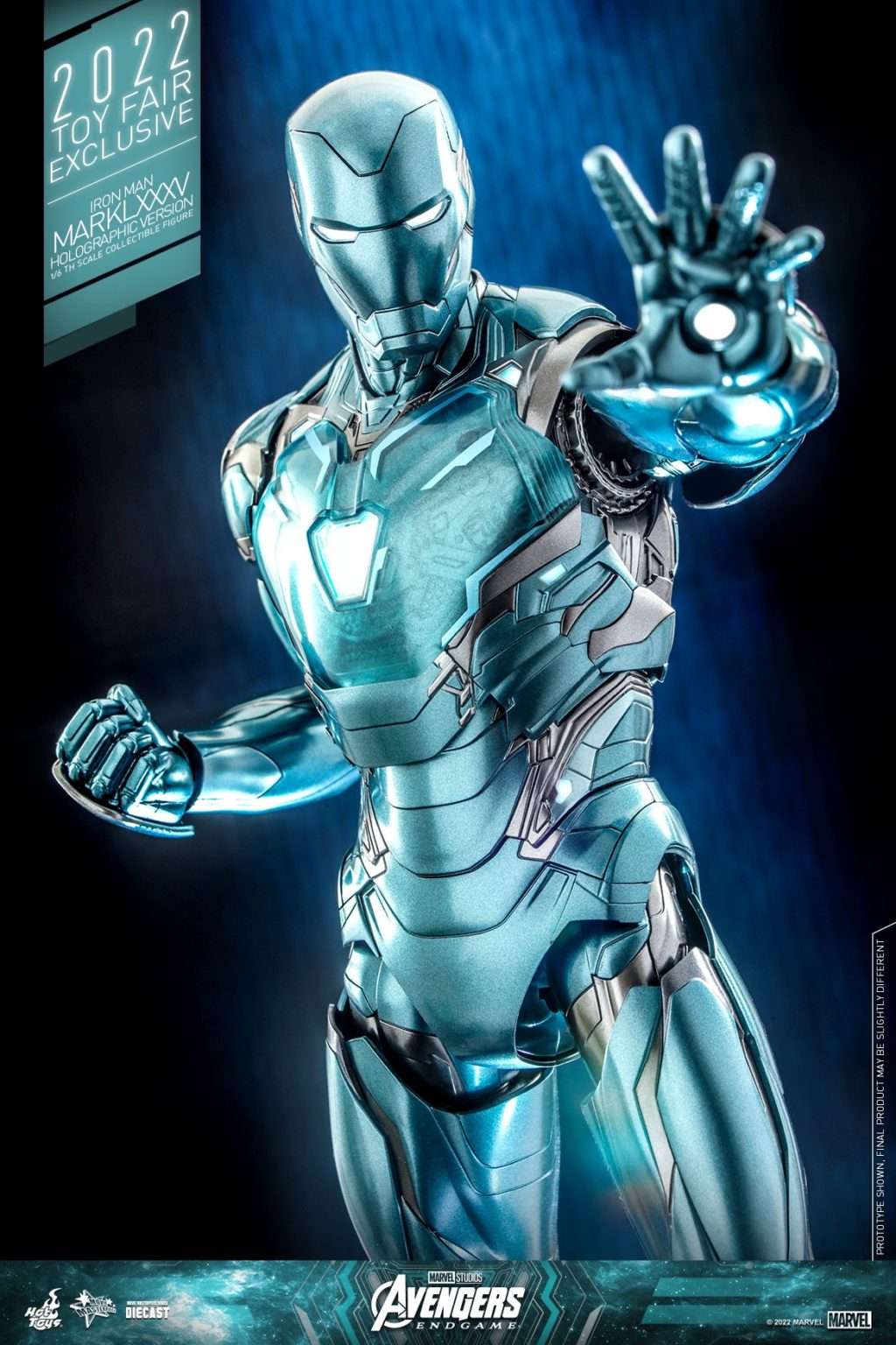 holographic iron man hot toys