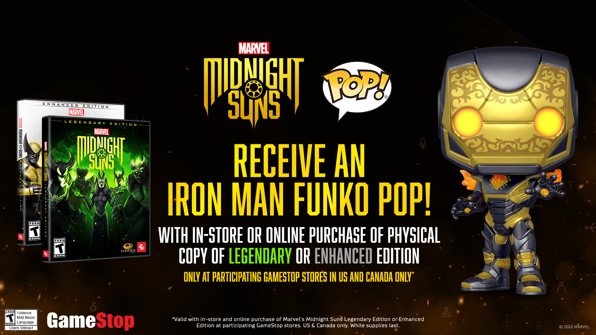 Funko and Marvel's Midnight Suns Reveal Brand New Iron Man POP