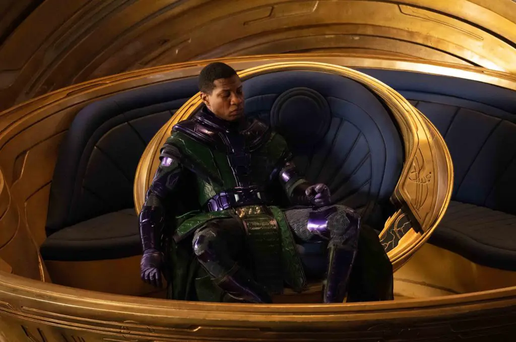 Kang sits on a throne of lies...but it's pretty!