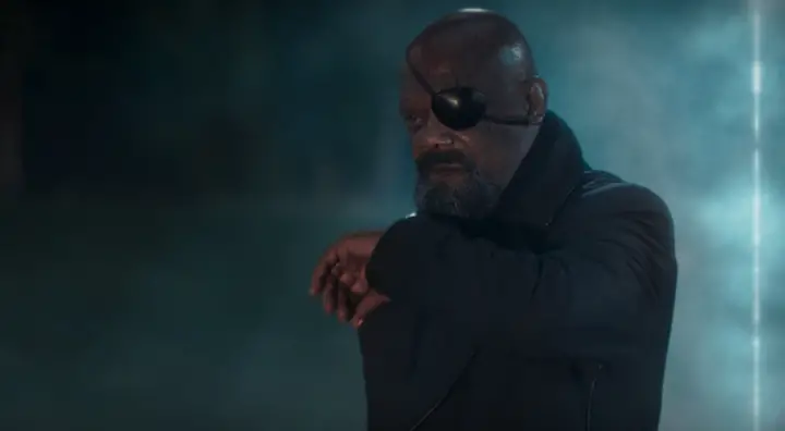Nick Fury can beat Thanos, but he can't work an Apple Watch.