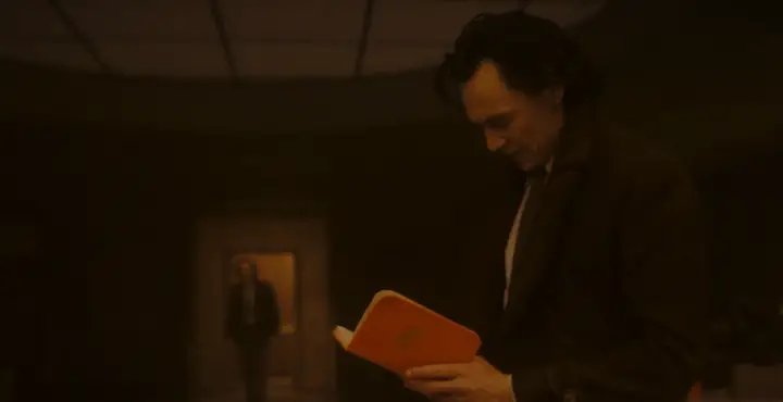 When all else fails, Loki reads the TVA Handbook in Loki Season Two, Episode Five