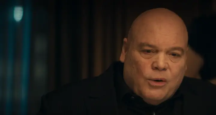 Kingpin provides lackluster advice during the Echo series premiere on Disney+