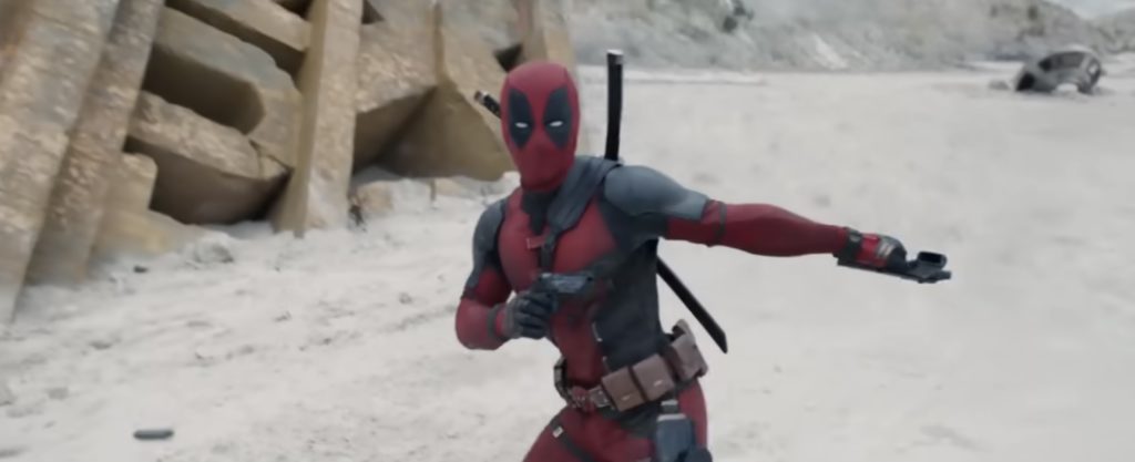 Deadpool performs some gun kata in the Deadpool and Wolverine trailer