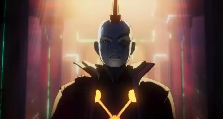 Nebula looks cool when her Nova Corps armor glows