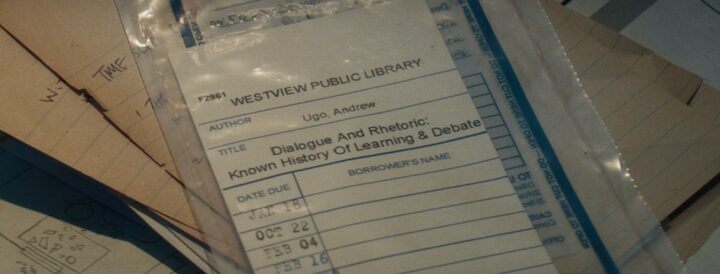 A mysterious library book record in Agatha All Along