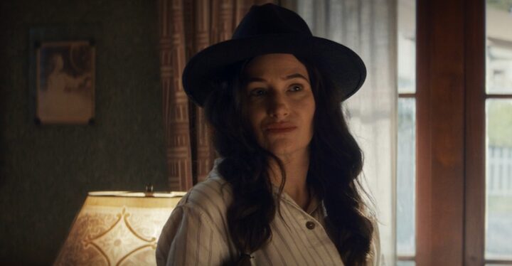 Agatha really rocks that hat in Agatha All Along