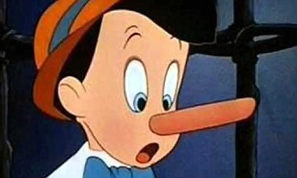 Pinocchio lying